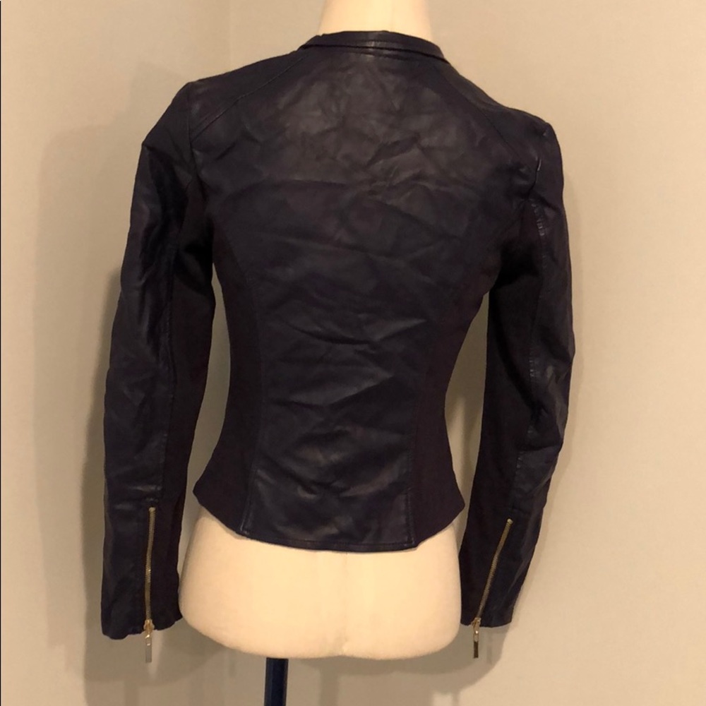 Biker leatherette jacket - Picture 2 of 3